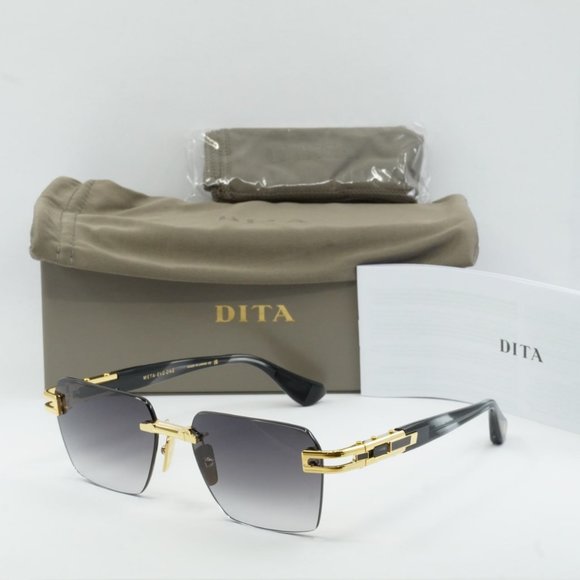 Dita META-EVO-ONE-DTS-147-A-01 Rectangle Sunglasses - Gold/Grey - Picture 1 of 11